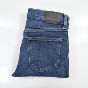 Citizens of Humanity Isola Cropped Bootcut Jeans Dark Wash Raw Hem 28 2030-1529